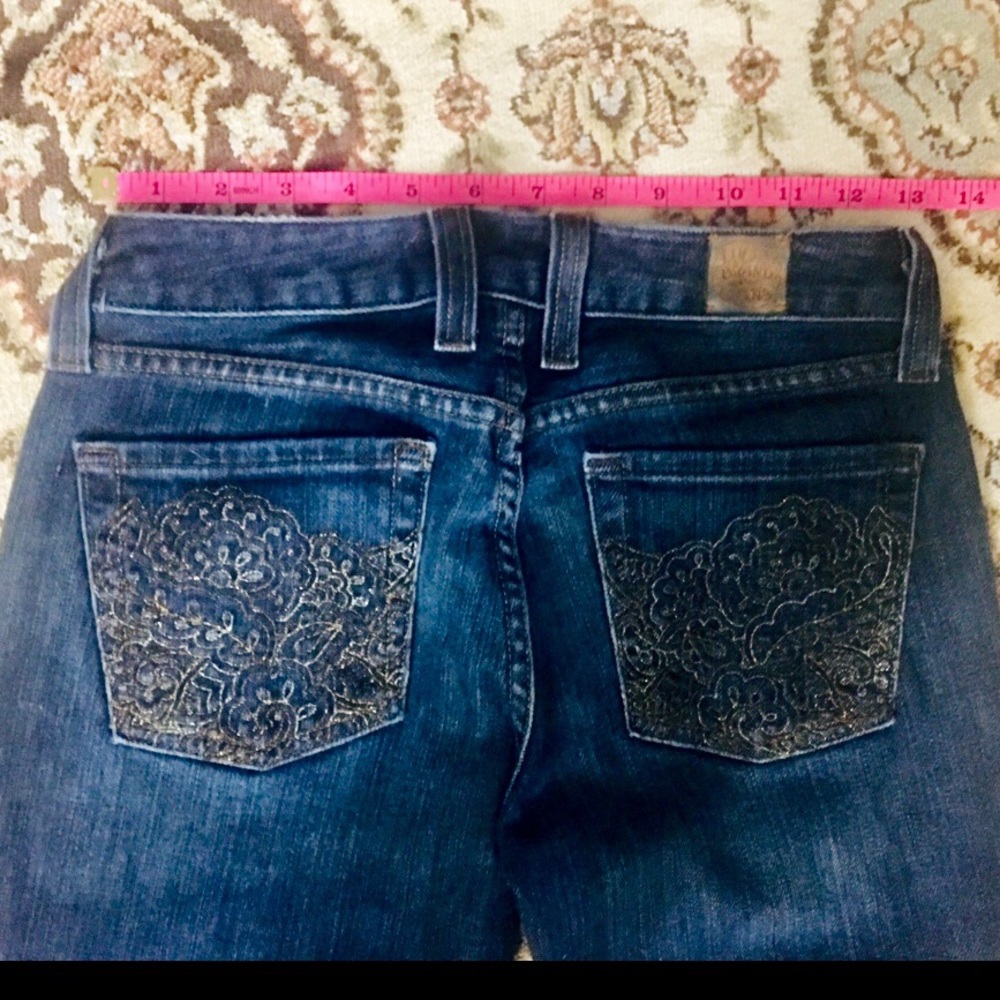 LUCKY BRAND Embroidered Lola Boot Jeans 0/25